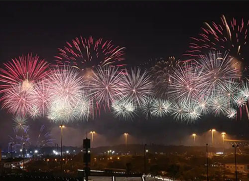 柳城县焰火晚会